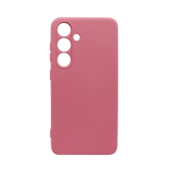 Silicone Case with Camera Shield for Samsung Galaxy A36 5G Pink