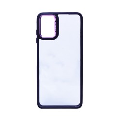 Designer Hard Case for Samsung Galaxy A06 Black Purple