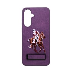 Designer Hard Case US Polo with Support for Samsung Galaxy A56 Purple