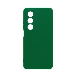 Silicone Case with Camera Shield for Oppo A80 5G Dark Green