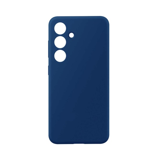 Silicone Case with Camera Shield for Samsung Galaxy S24 FE Dark Blue