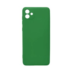 Silicone Case with Camera Shield for Samsung Galaxy A04e Dark Green