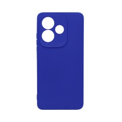 Soft Silicone Case with Camera Shield for Xiaomi Redmi Note 14 5G Dark Blue