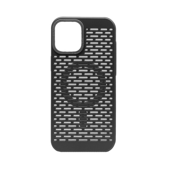 Funda Magnética con Diseño de malla para Apple iPhone 16 Pro Negro Funda Magnética con Diseño de malla para Apple iPhone 16 Pro Negro