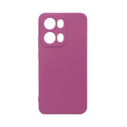 Silicone Case with Camera Shield for Oppo Reno13 Pro Pink