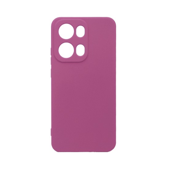 Capa de Silicone com Moldura de Câmera para Oppo Reno13 Pro Rosa Capa de Silicone com Moldura de Câmera para Oppo Reno13 Pro Rosa