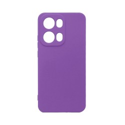 Silicone Case with Camera Shield for Oppo Reno13 Pro Purple