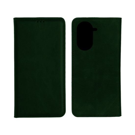 Leather Flip Cover with Internal Pocket For Xiaomi Redmi A5 Green
