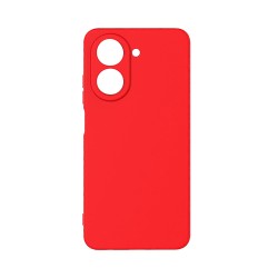 Silicone Case with Camera Shield for Xiaomi Redmi A5 Red