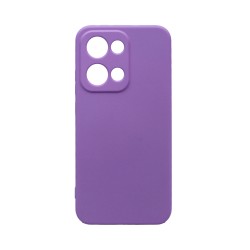 Silicone Case with Camera Shield for Oppo Reno13 Purple