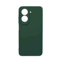 Soft Silicone Case with Camera Shield for Xiaomi Redmi A5 Dark Green