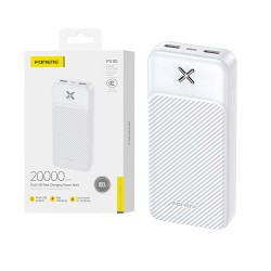 Power Bank Foneng PX110 com 2 Puertos Outputs USB 20000mAh Branco