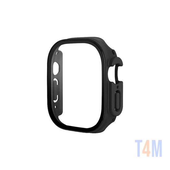 Capa+Vidro Temperado para Apple iwatch Série 49mm Preto