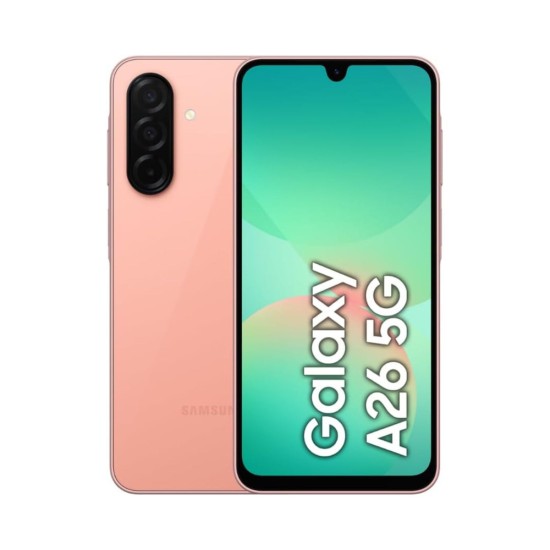 Smartphone Samsung Galaxy A26 5G/SM-A266B 8GB/256GB 6.7" Dual SIM Rosa Pêssego Smartphone Samsung Galaxy A26 5G/SM-A266B 8GB/256GB 6.7" Dual SIM Rosa Pêssego