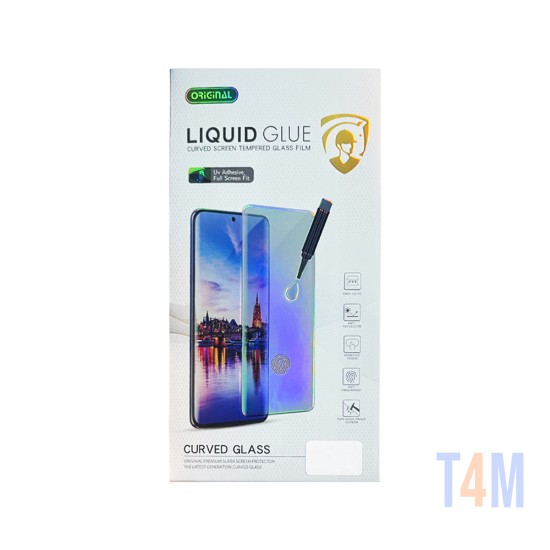 Screen Glass Protector UV Full Glue Nano Optics Curved Samsung Galaxy Note 10 Plus Transparent