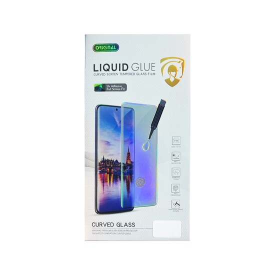 Screen Glass Protector UV Full Glue Nano Optics Curved Samsung Galaxy Note 10 Plus Transparent