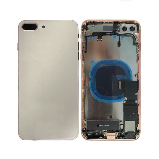 Tapa Traseira+Frame+Flex Apple iPhone 8 Plus Dorado