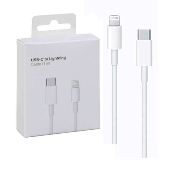 Charging Cable USB C to Lightning for iPhone 11/11 Pro/11 Pro Max 1m White