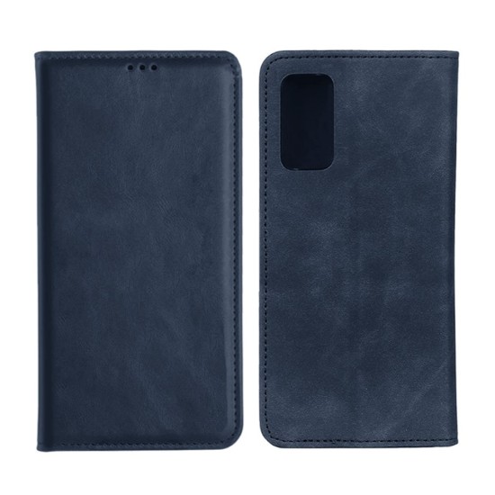 Leather Flip Cover with Internal Pocket For Xiaomi Redmi note 11 Blue