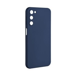 Capa de Silicone com Moldura de Câmera para Samsung Galaxy S23 Plus Azul Capa de Silicone com Moldura de Câmera para Samsung Galaxy S23 Plus Azul