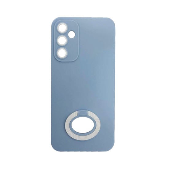 Silicone Case with Support Ring for Samsung Galaxy A34 5g Sky Blue