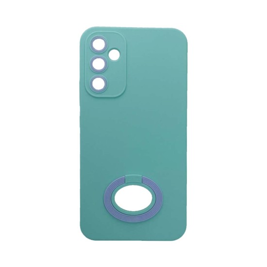 Silicone Case with Support Ring for Samsung Galaxy A34 5g Green