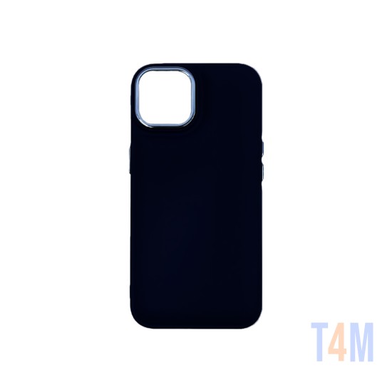 Capa de Silicone para Apple iPhone 13/14 Preto