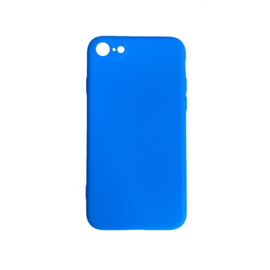 Silicone Case with Camera Shield for Apple iPhone 7/8 Blue