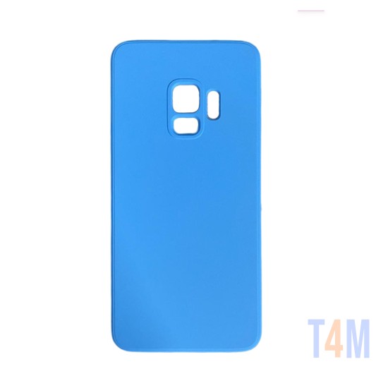 Capa de Silicone com Moldura de Câmera para Samsung Galaxy S9 Azul