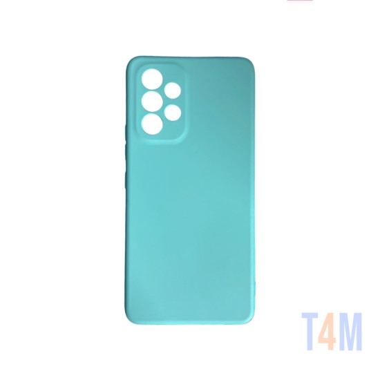 Capa de Silicone com Moldura de Câmera para Samsung Galaxy A53 5g Verde