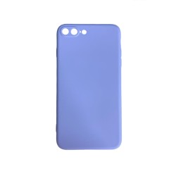 Capa de Silicone com Moldura de Câmera para Apple iPhone 7 Plus/8 Plus Roxo