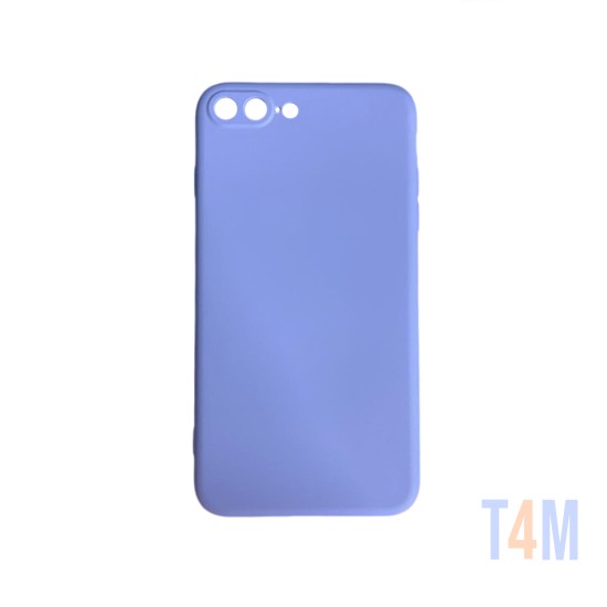 Capa de Silicone com Moldura de Câmera para Apple iPhone 7 Plus/8 Plus Roxo