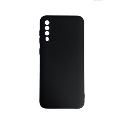 Capa de Silicone com Moldura de Câmera para Samsung Galaxy A50/A30s Preto