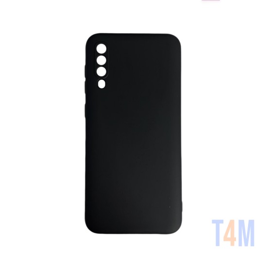 Capa de Silicone com Moldura de Câmera para Samsung Galaxy A50/A30s Preto