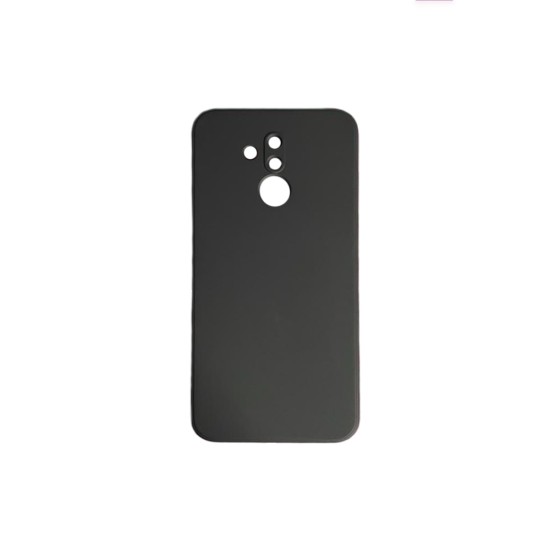 Silicone Case with Camera Shield  for Huawei Mate 20 Lite Black