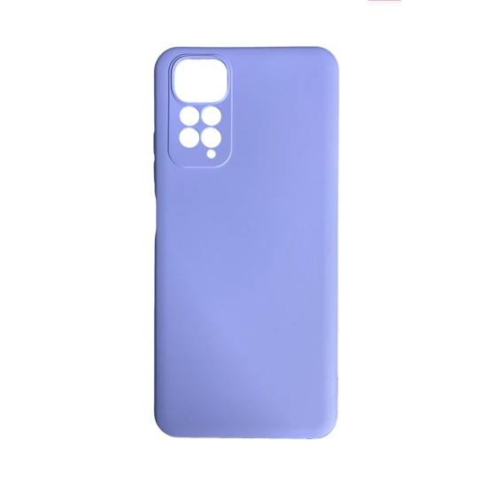 Silicone Case with Camera Shield for Xiaomi Redmi Note 11 Purple