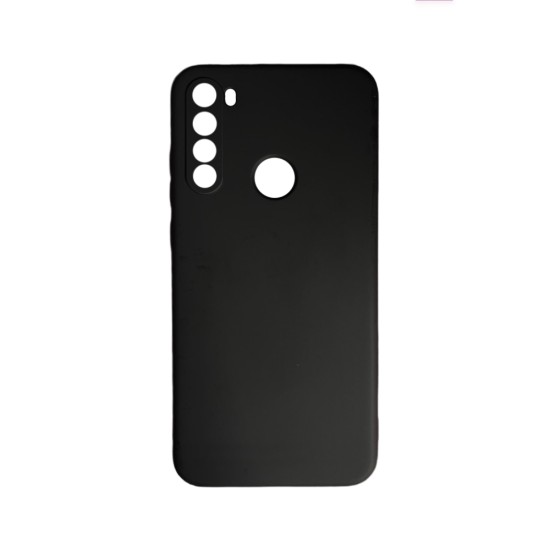 Silicone Case with Camera Shield for Xiaomi Redmi 8t Black