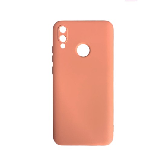 Silicone Case with Camera Shield for Huawei P Smart 2019 Pink