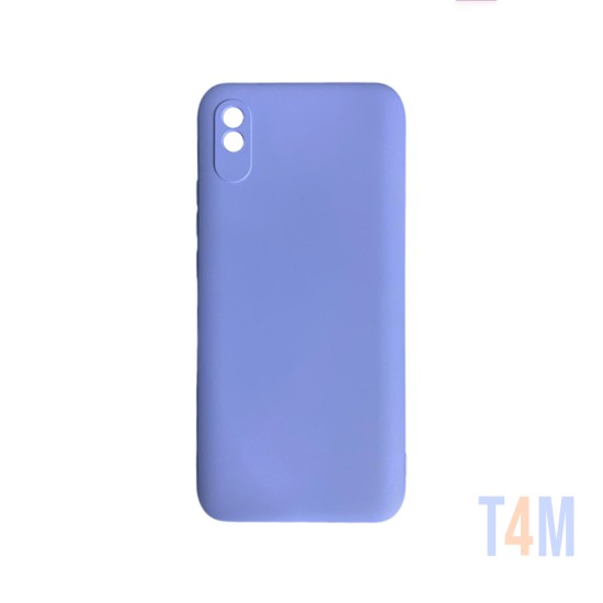 Funda de Silicona con Marco de Cámara para Xiaomi Redmi 9a Púrpura