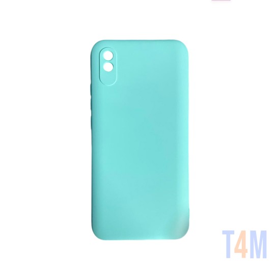 Capa de Silicone com Moldura de Câmera para Xiaomi Redmi 9a Verde