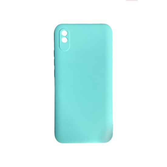 Silicone Case with Camera Shield for Xiaomi Redmi 9a Green