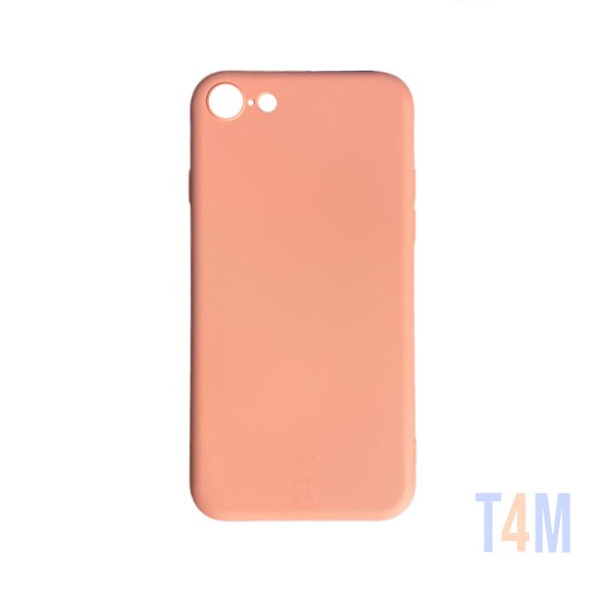 Funda de Silicona con Marco de Cámara para Apple iPhone 7/8 Rosa