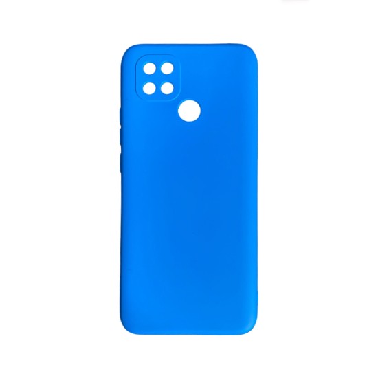 Silicone Case with Camera Shield for Xiaomi Redmi 9c Blue