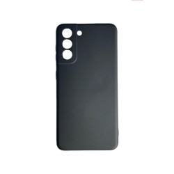 Capa de Silicone com Moldura de Câmera para Samsung Galaxy S21 Preto