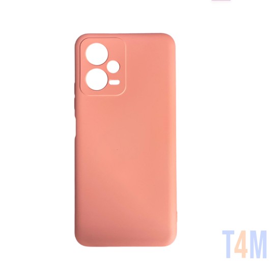 Funda de Silicona con Marco de Cámara para Xiaomi Redmi Note 12 5g/Poco X5 Pink