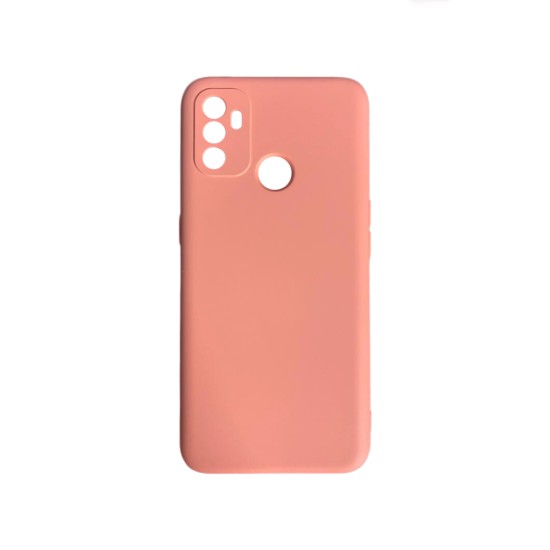 Silicone Case with Camera Shield for Oppo A53/A53s Pink