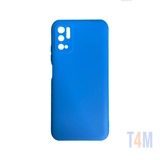 Funda de Silicona con Marco de Cámara para Xiaomi Redmi Note 10 5g Azul