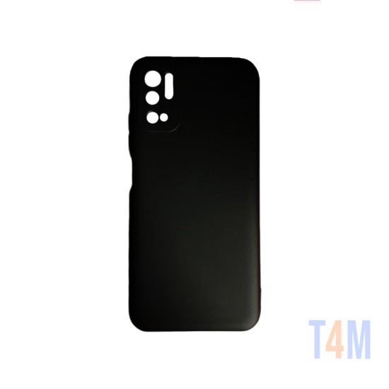 Silicone Case with Camera Shield for Xiaomi Redmi Note 10 5g Black