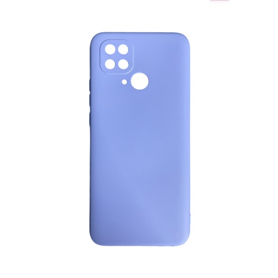 Silicone Case with Camera Shield for Xiaomi Redmi 10c Purple