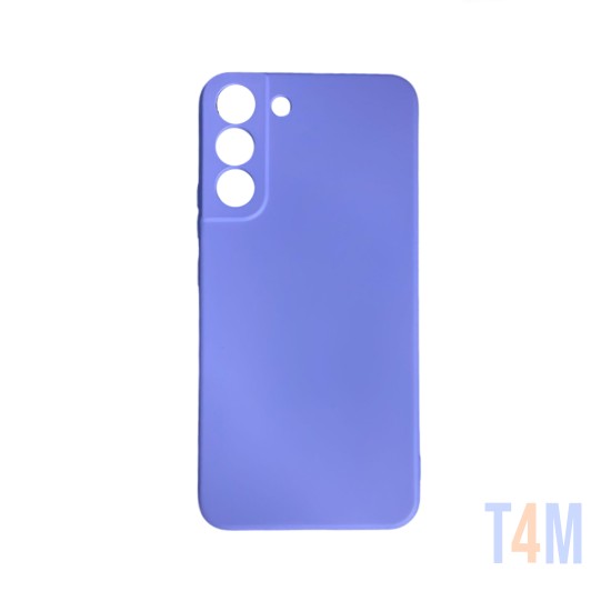 Funda de Silicona con Marco de Cámara para Samsung Galaxy S22 Plus ​Púrpura